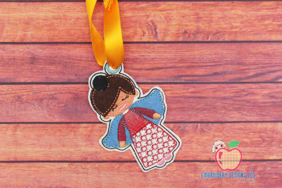 Christmas Angel Doll ITH Ornament Review