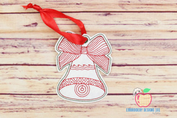 Christmas Bells with Bow Ornament ITH Review