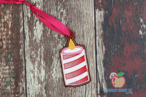 Christmas Decoration with Candles Embroidery Review