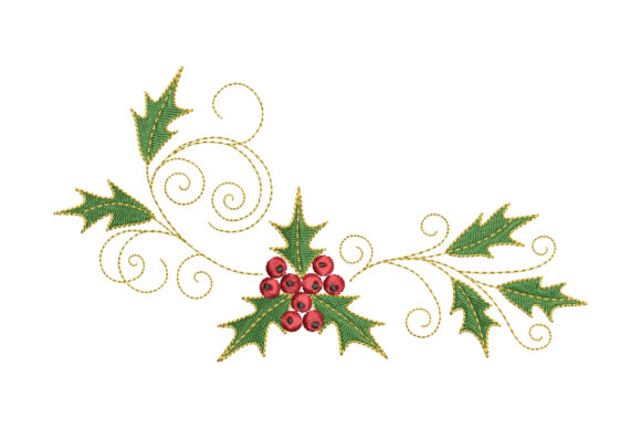 Christmas Holly Ornament Review for Seasonal Embroidery