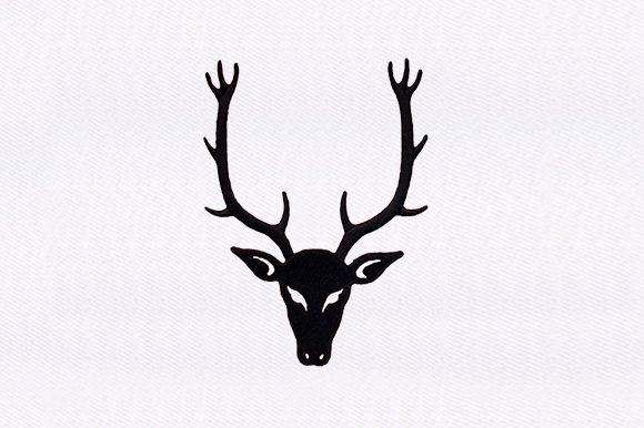 Deer Silhouette: A Seasonal Embroidery Staple