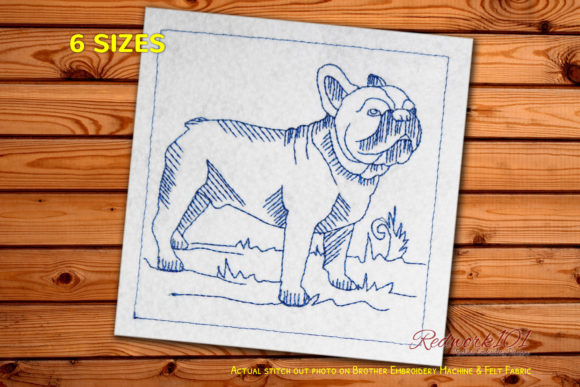French Bulldog Embroidery Review