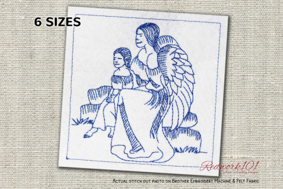 Helper Angels Lineart Embroidery Review