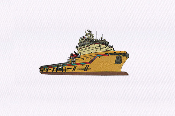 Ocean Liner Ship Embroidery Design Review