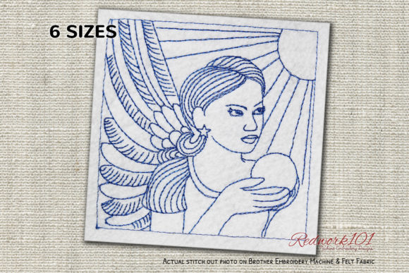 Power Angels Redwork Design Review