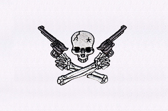 Skull Gunslinger Design