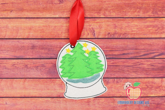 Snow Globe Christmas Tree Embroidery Review