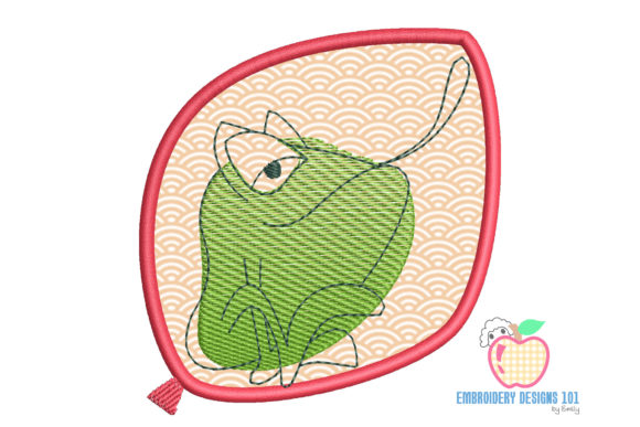 The Frog on the Leaf Embroidery Design Review